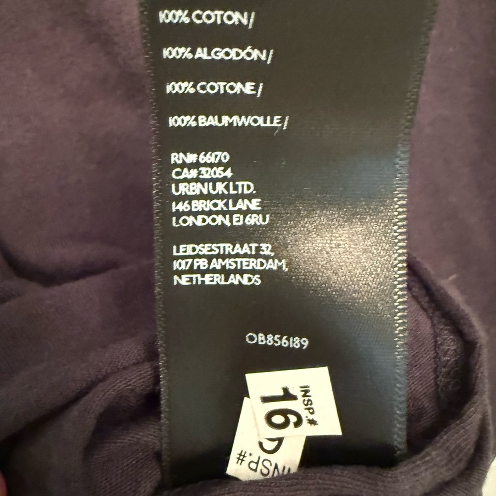 NWT We The Free The Perfect Tee Cropped Raw Hem Black Extra Large - Picture 6 of 11